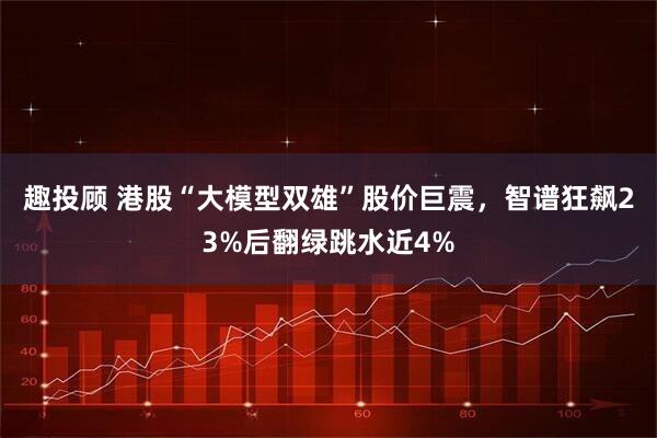 趣投顾 港股“大模型双雄”股价巨震，智谱狂飙23%后翻绿跳水近4%