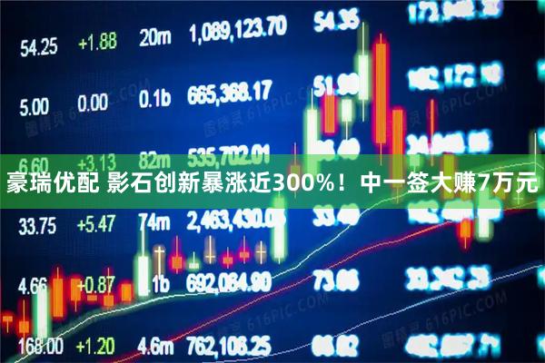 豪瑞优配 影石创新暴涨近300%！中一签大赚7万元